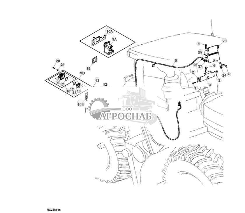 Wiring Harness, Cab, GreenStar™ 